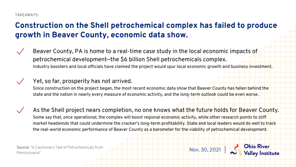 A Cautionary Tale Of Petrochemicals From Pennsylvania Ohio River Valley Institute